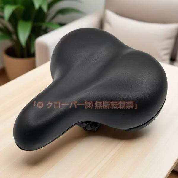 自転車 サドル クッション ロードバイク 痛くない ブラウン カバー クローバー株式会社 防水 クロスバイク
