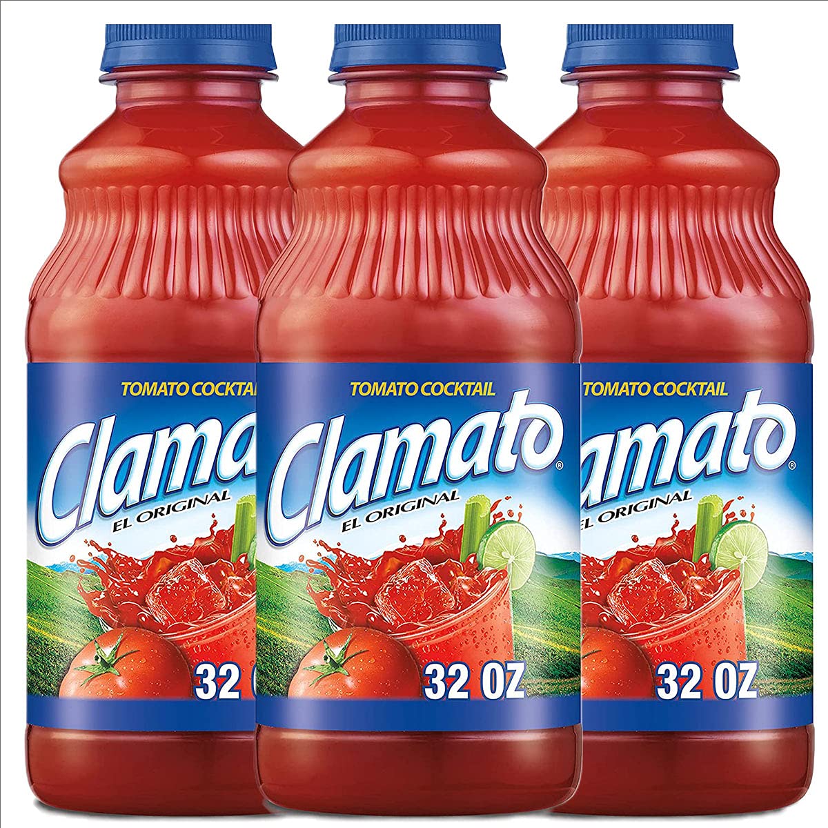 Clamato TOMATO COCKTAIL 【３本セット】【送料無料】とまと トマトベース ドリンク スパイス ジュース