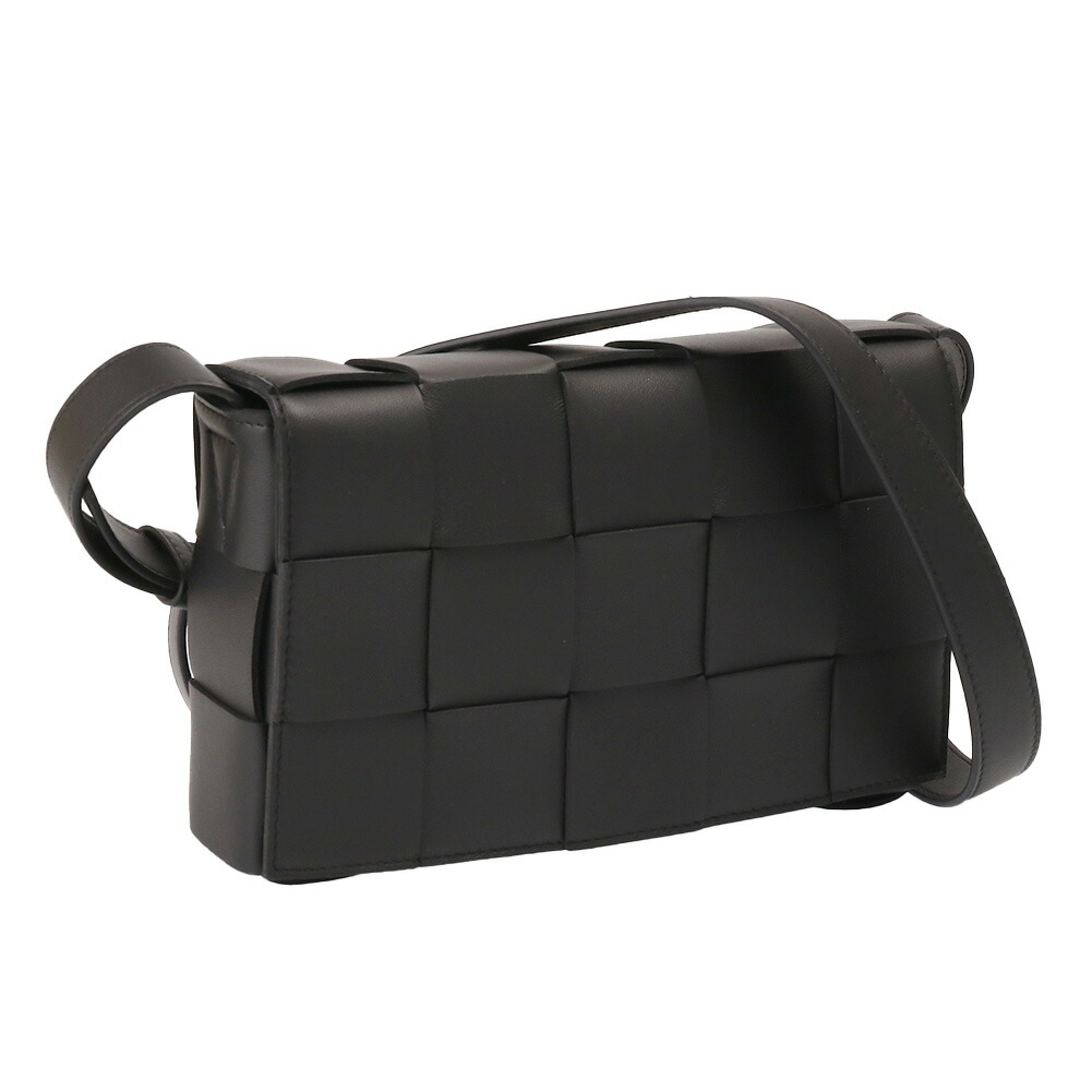ボッテガヴェネタ／BOTTEGA VENETA "CASSETTE カセット"マキシイントレチャート・斜め掛けショルダーバッグ・クロスボディ・ポシェット
