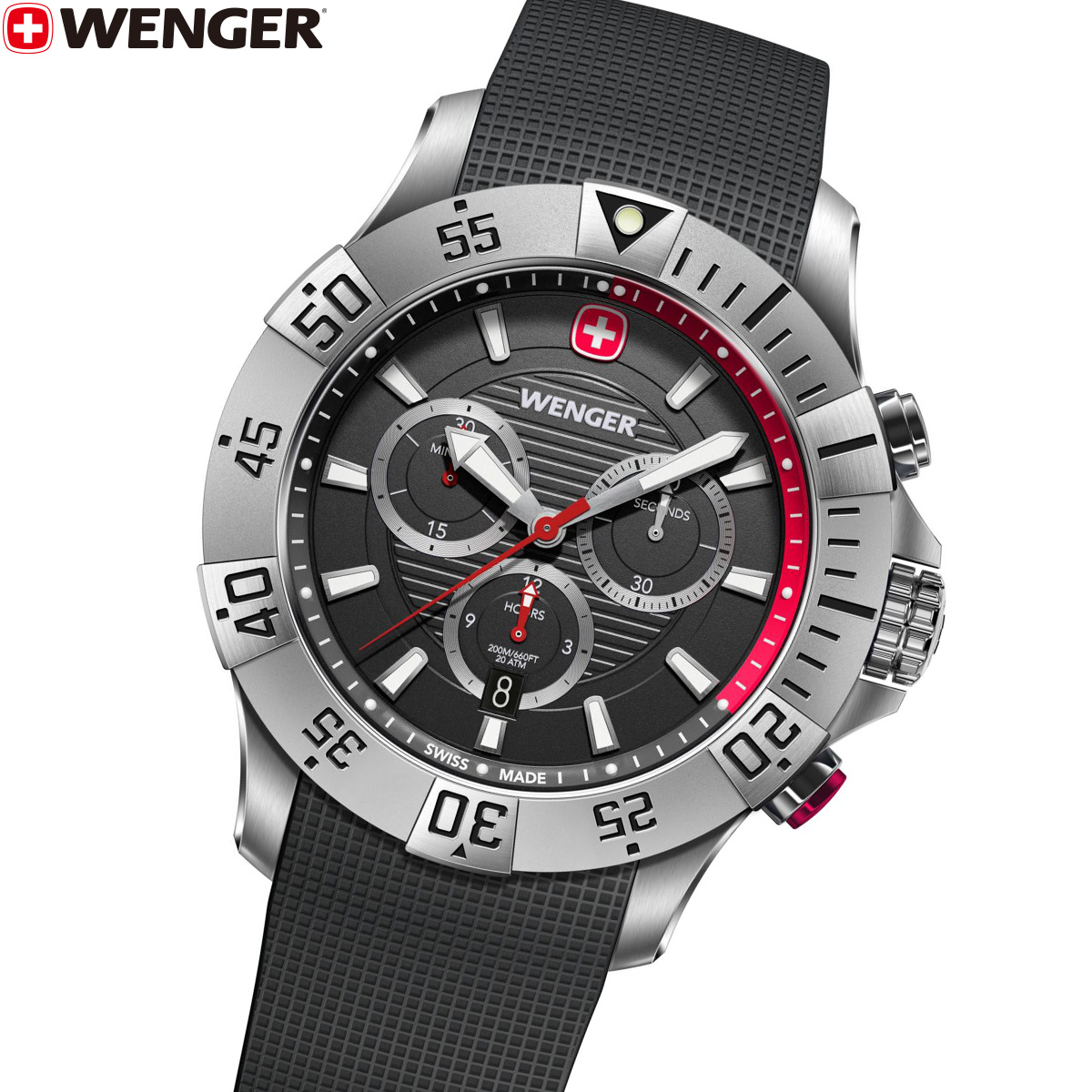 ウェンガー WENGER Seaforce Chrono シーフォース クロノグラフ 腕時計 メンズ 01.0643.122