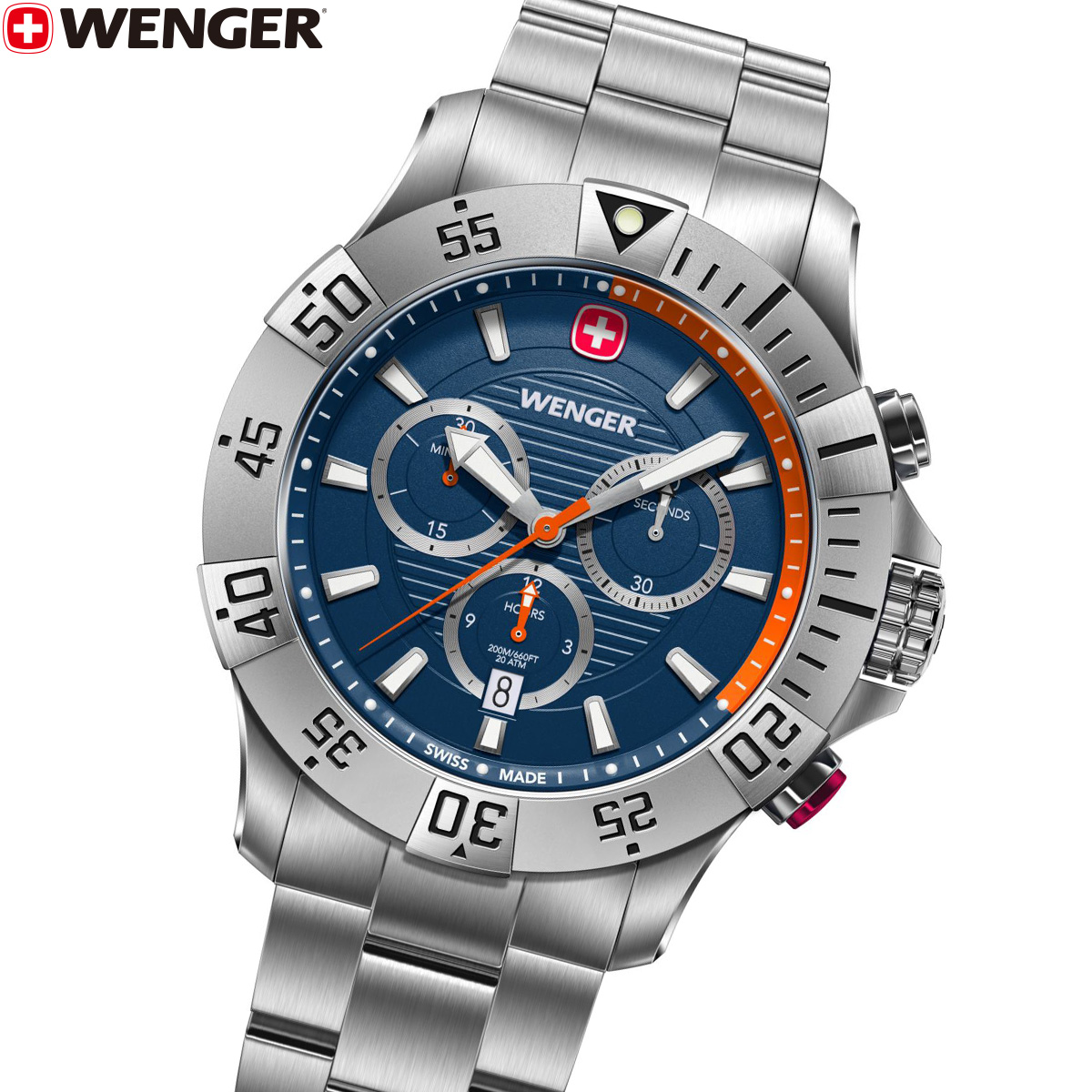 ウェンガー WENGER Seaforce Chrono シーフォース クロノグラフ 腕時計 メンズ 01.0643.125