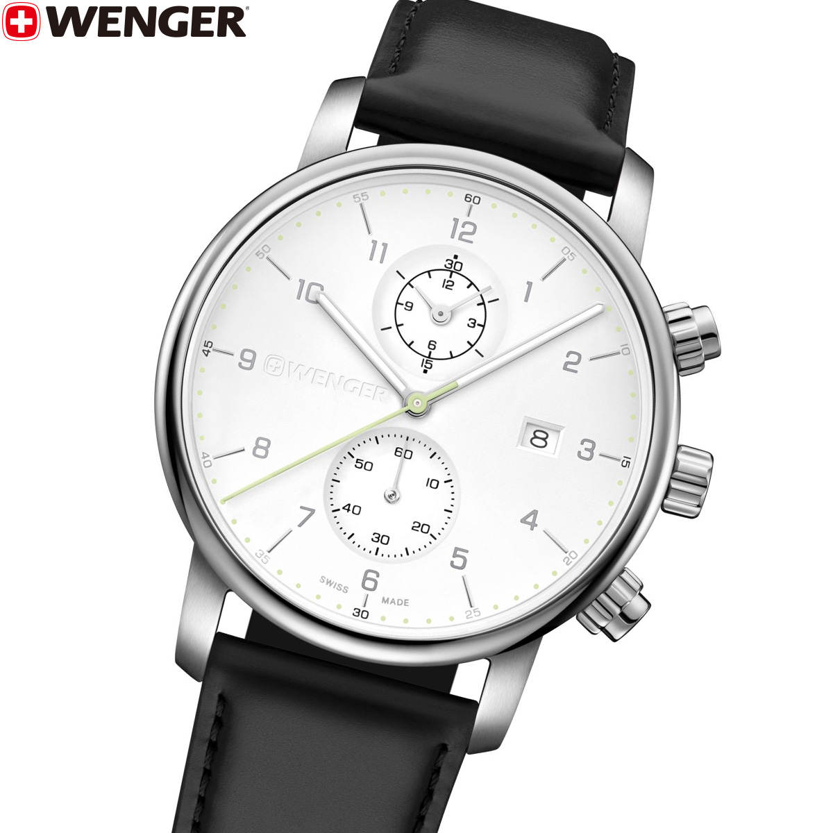 ウェンガー WENGER Urban Classic Chrono アーバンクラシック クロノグラフ 腕時計 メンズ 01.1743.123