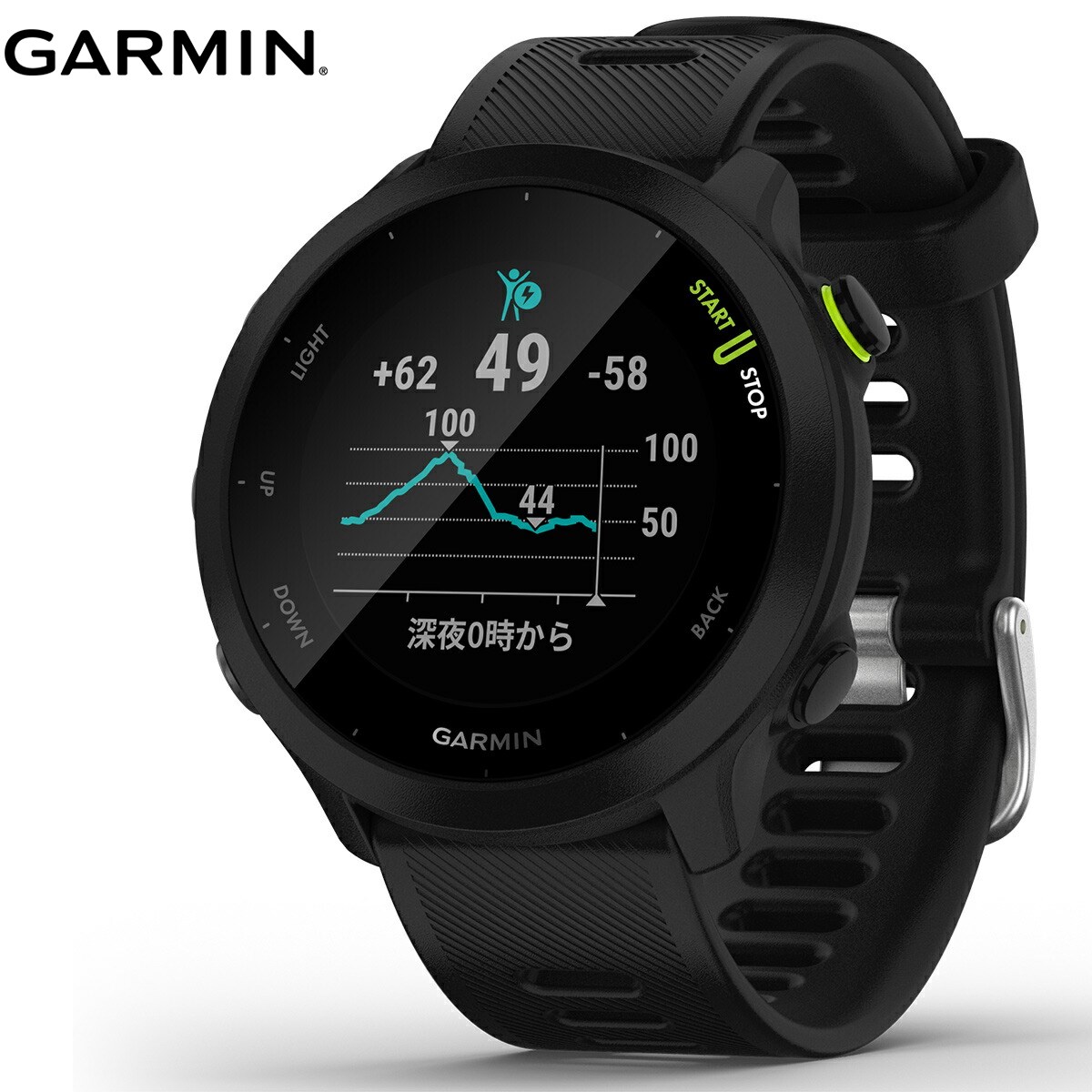 GPSランニングウォッチ ガーミン GARMIN ForeAthlete 55 Black