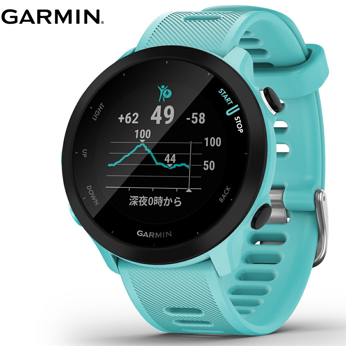 GARMIN FOREATHLETE 55 GPSランニングウォッチ　R1401 スマートウォッチ ForeAthlete 55 （フォアアスリート 55） GPS
