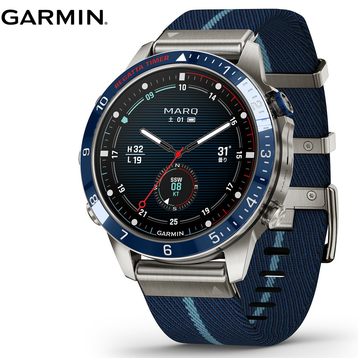 ガーミン GARMIN MARQ Captain Gen 2 マーク キャプテン 010-02648-B2 GPS スマートウォッチ ウェアラブル 腕時計 メンズ