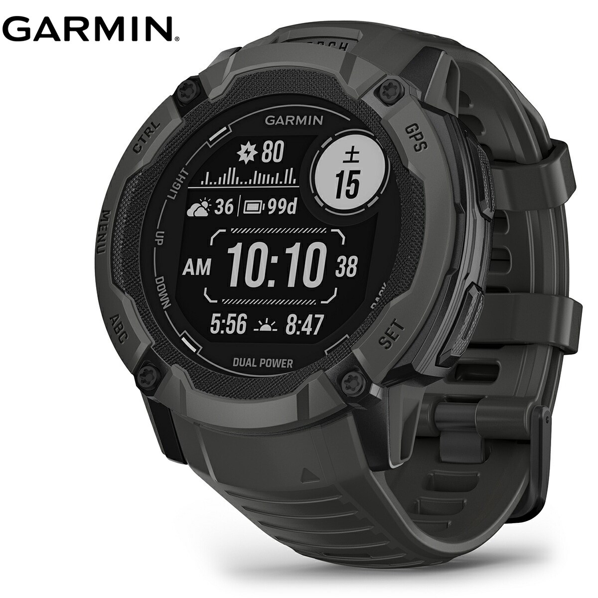 ガーミン GARMIN Instinct 2X Dual Power インスティンクト2X デュアルパワー 010-02805-22 GPS スマートウォッチ 腕時計 メンズ レディース