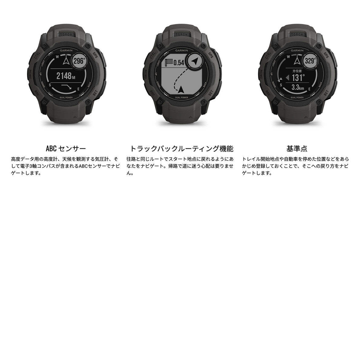 ガーミン GARMIN Instinct 2X Dual Power インスティンクト2X デュアル 