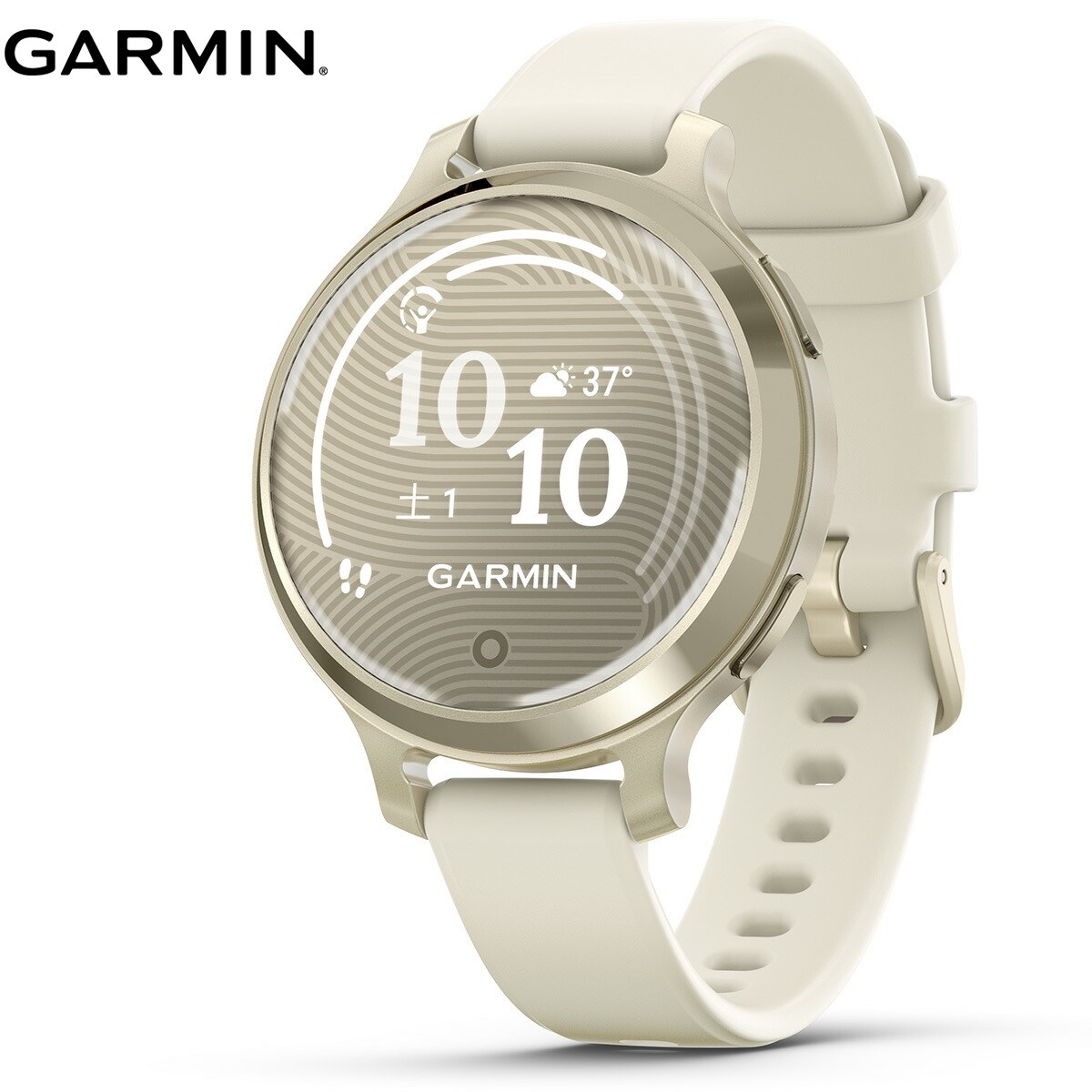 ガーミン GARMIN Lily 2 Active リリー2 アクティブ GPS スマートウォッチ ウェアラブル 腕時計 レディース 010-02891-40 Bone / Lunar Gold