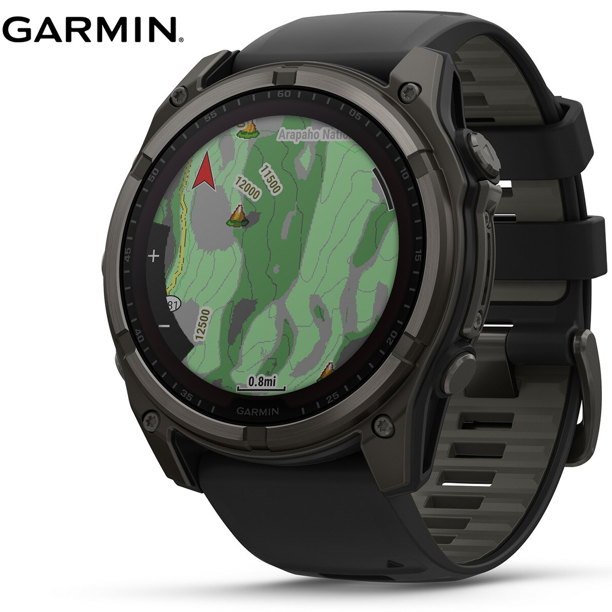 ガーミン GARMIN fenix 8 Sapphire Dual Power 51mm フェニックス8 サファイア デュアルパワー GPS スマートウォッチ 腕時計 010-02907-50 Ti Carbon Gray DLC / Black