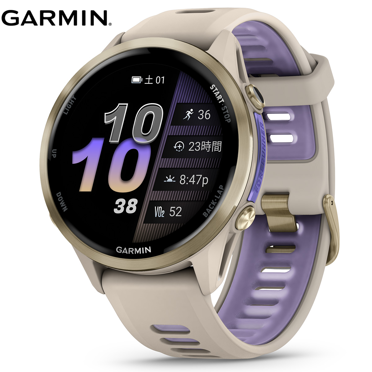 ガーミン GARMIN Forerunner 970 フォアランナー 970 GPS ランニング スマートウォッチ 010-02969-52 腕時計 メンズ レディース French Grey/Indigo【2025 新作】