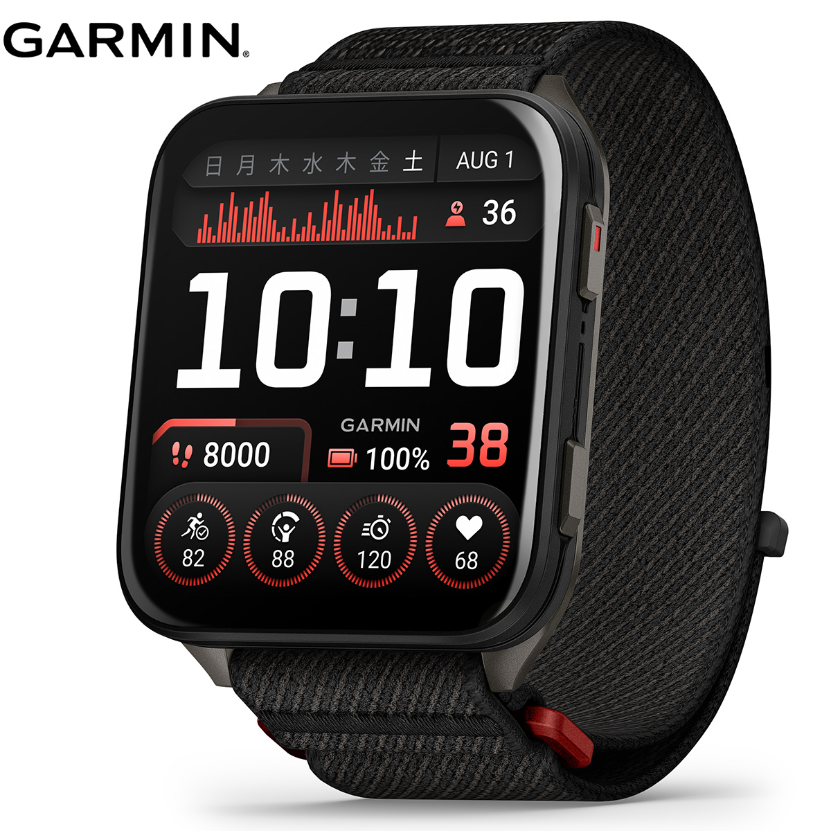 ガーミン GARMIN Venu X1 ヴェニュー エックスワン GPS スマートウォッチ ライフログ 腕時計 メンズ レディース 010-02980-12 Black【2025 新作】