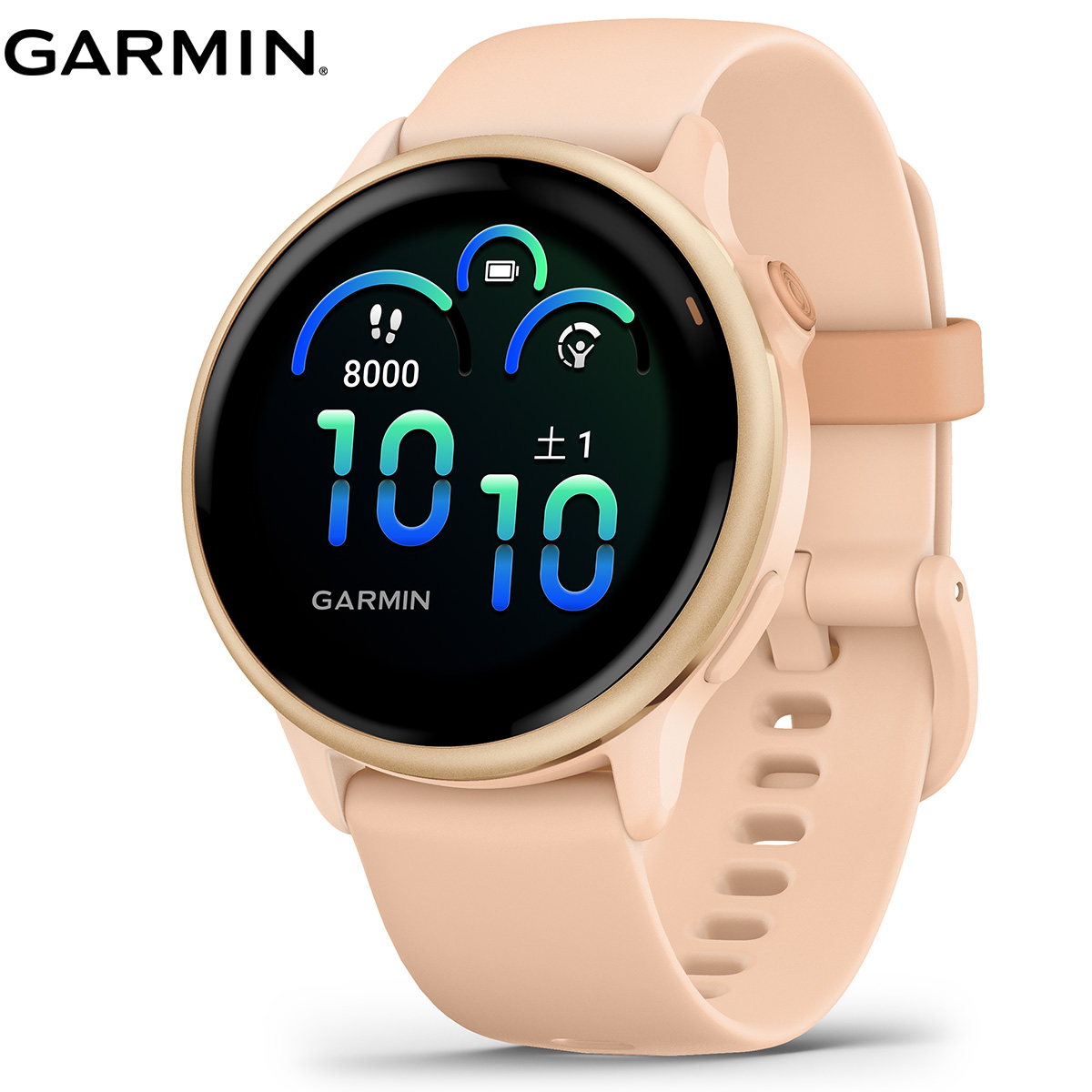 ガーミン GARMIN vivoactive 6 ヴィヴォアクティブ6 GPS スマートウォッチ ライフログ 腕時計 メンズ レディース 010-02985-33 Pink Dawn/P. Dawn Metallic【2025 新作】