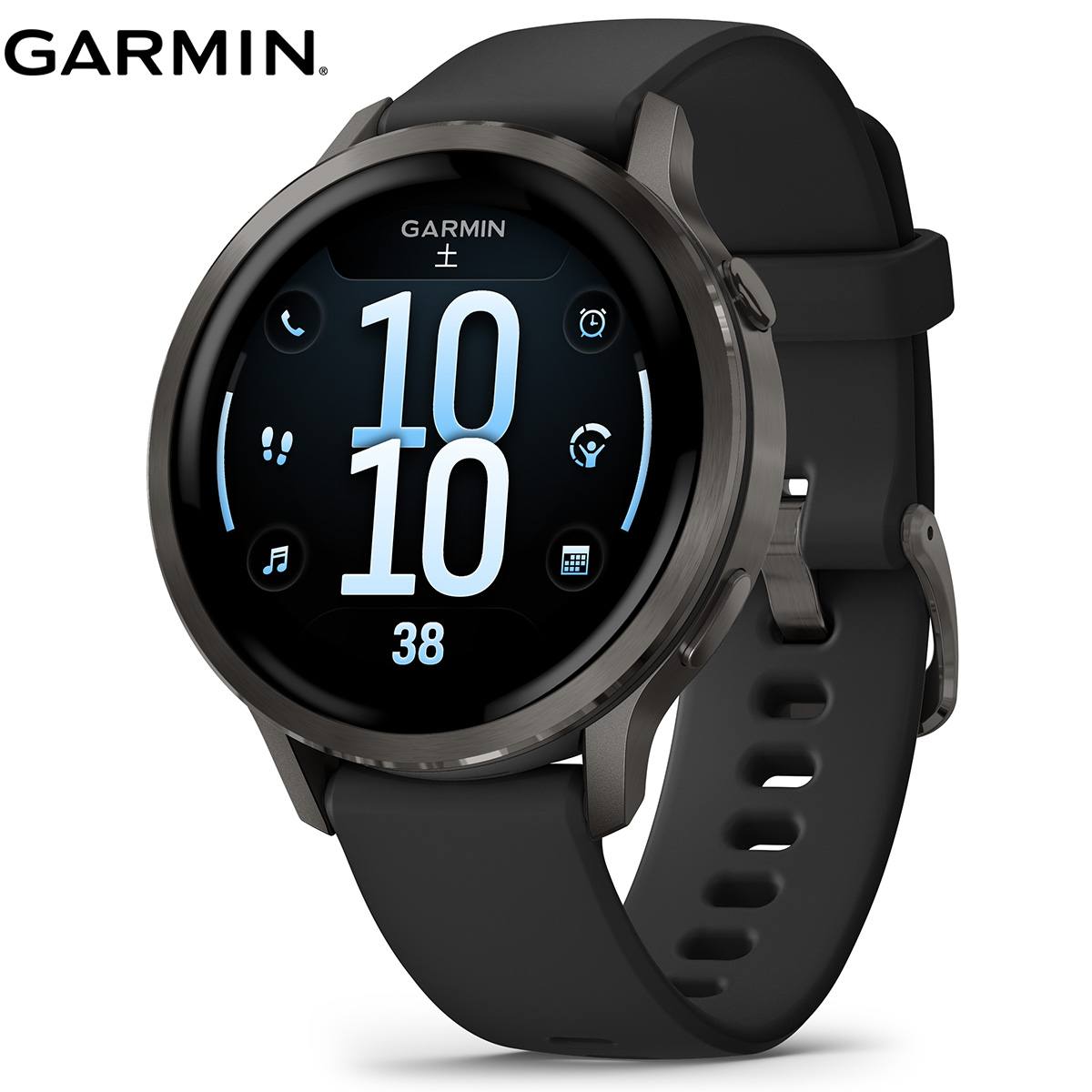 ガーミン GARMIN Venu 4 41mm ヴェニュー4 41mm フィットネス GPS スマートウォッチ 腕時計 レディース 010-03013-32 Slate/Black【2025 新作】