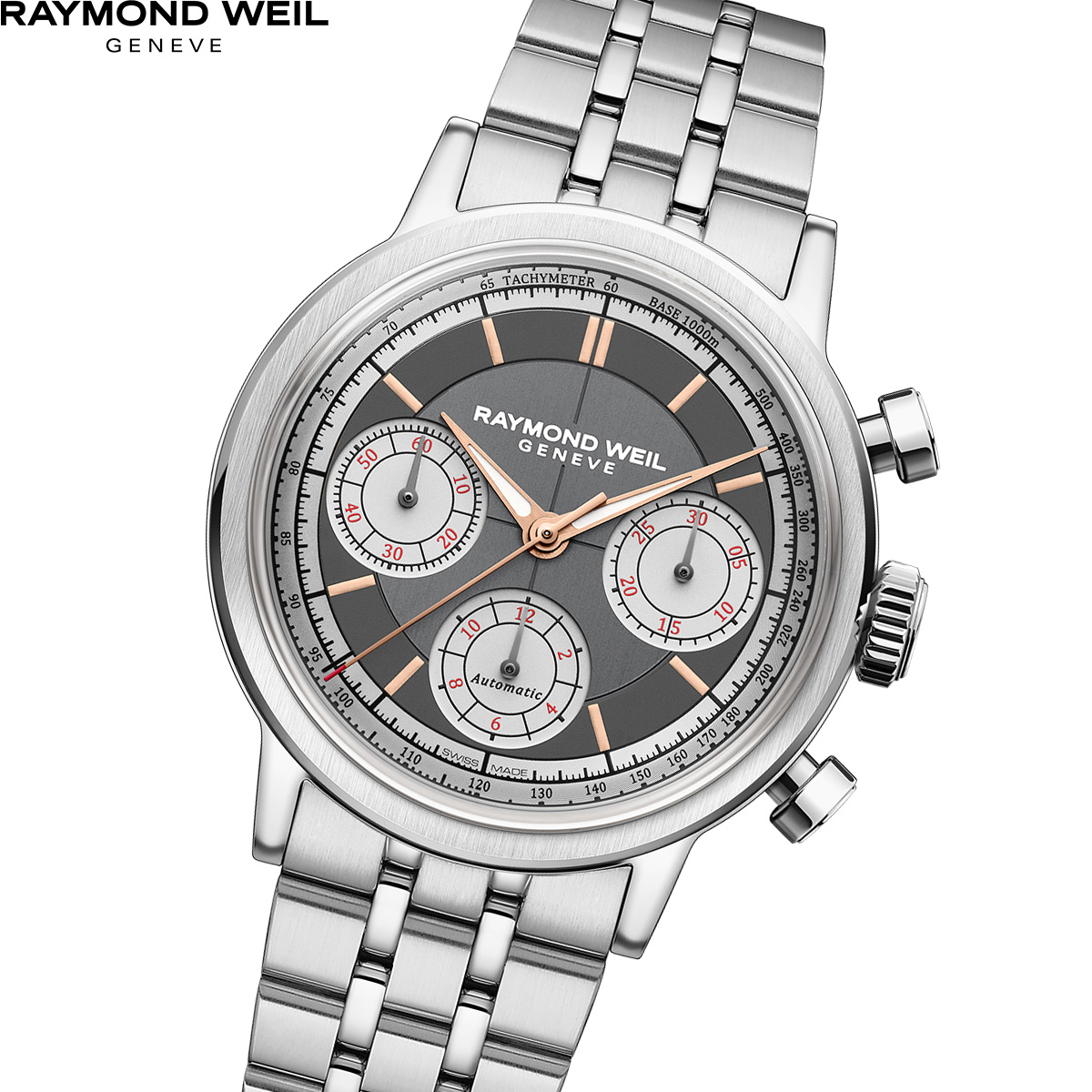 レイモンド・ウェイル RAYMOND WEIL ミレジム MILLESIME 腕時計 メンズ 自動巻き クロノグラフ 7765-ST-60651
