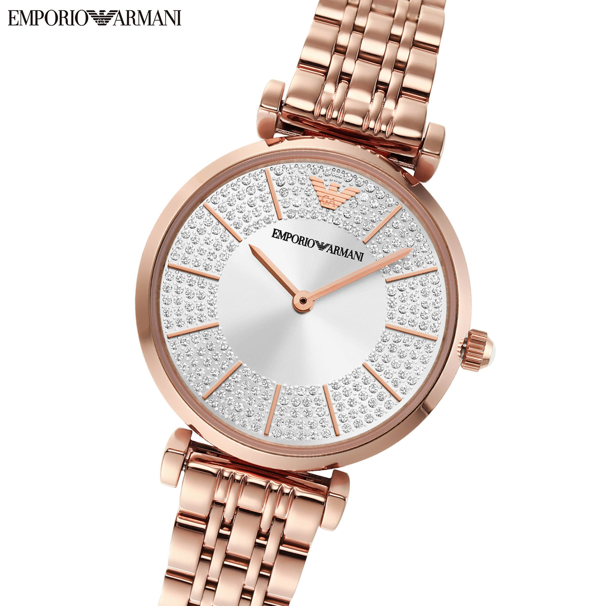 エンポリオアルマーニ EMPORIO ARMANI 腕時計 レディース ステンレススチールウォッチ AR11446