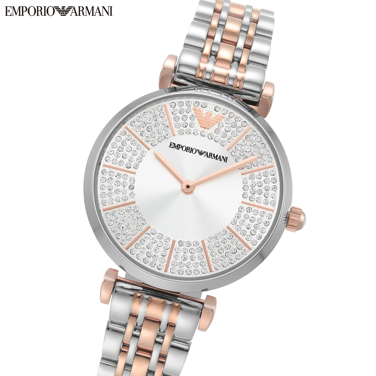 エンポリオアルマーニ EMPORIO ARMANI 腕時計 レディース ステンレススチールウォッチ AR11537