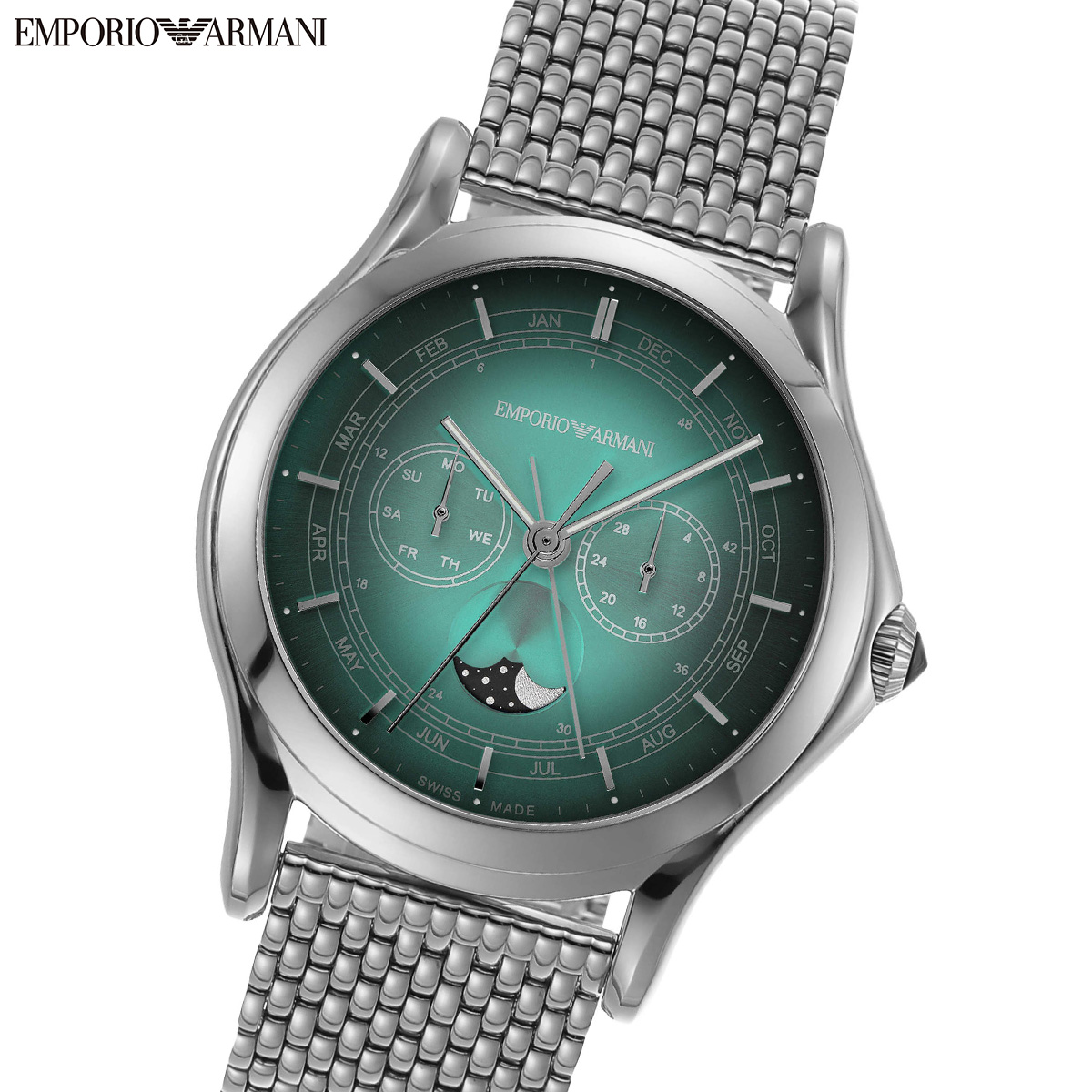 エンポリオアルマーニ EMPORIO ARMANI 腕時計 メンズ ステンレススチールウォッチ ARS4210