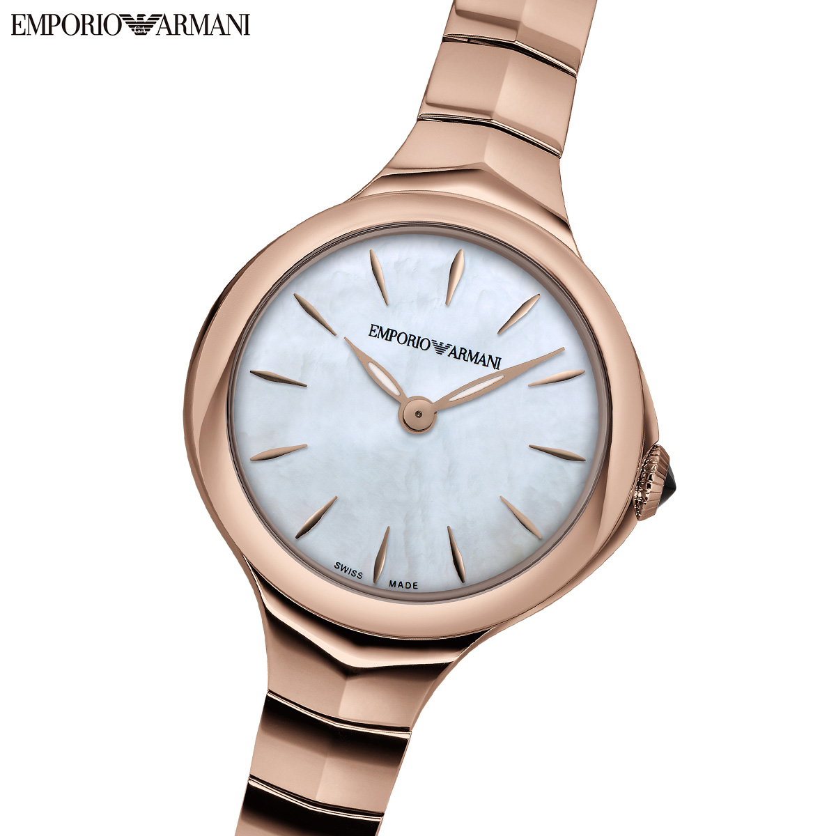 エンポリオアルマーニ EMPORIO ARMANI 腕時計 レディース ステンレススチールウォッチ ARS8007