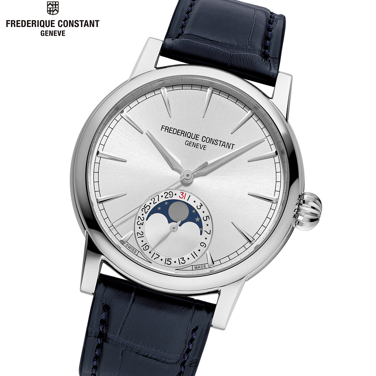 フレデリック・コンスタント FREDERIQUE CONSTANT クラシック ムーンフェイズ デイト マニュファクチュール FC-716S3H6 腕時計 自動巻き