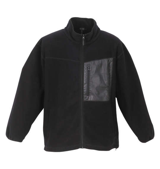 大きいサイズ メンズ EL.FO フリース ブルゾン ブラック 1273-1396-2 2L 3L 4L 5L 6L 8L■カタログコード 1012731396-2■コメント暖かいフリース素材のブルゾ
