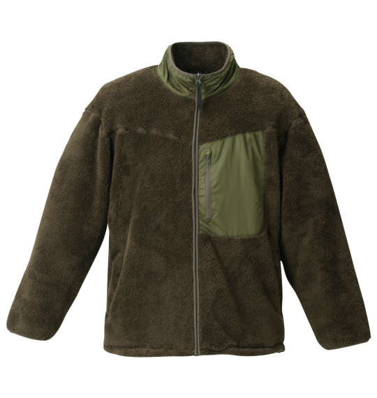 大きいサイズ メンズ EL.FO ボア フリース ブルゾン カーキ 1273-1395-3 2L 3L 4L 5L 6L 8L■カタログコード 1012731395-3■コメントボアフリースブルゾンで