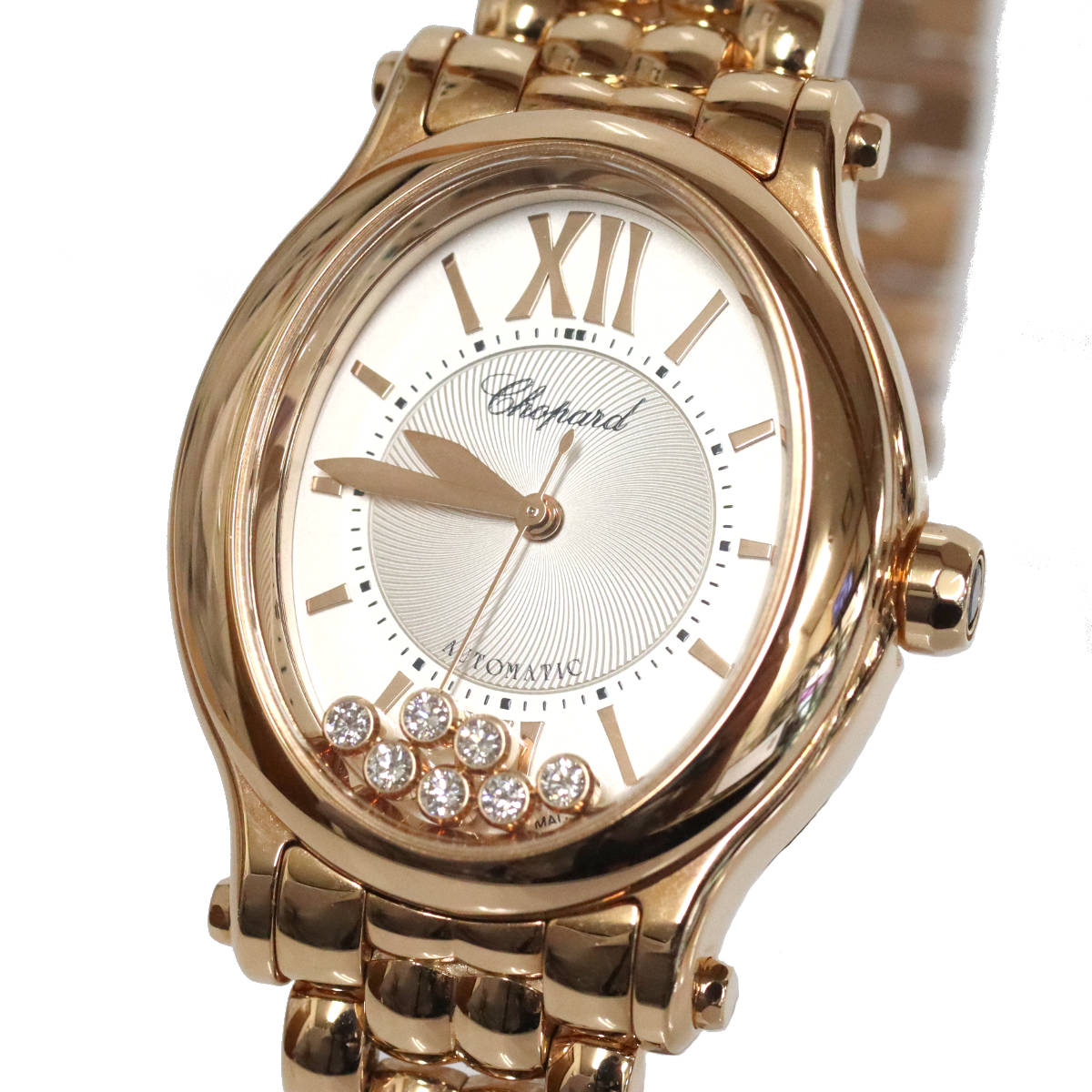 ショパール ハッピースポーツ オーバル(275362-5004)金無垢 18Kローズゴールド 750PG AT