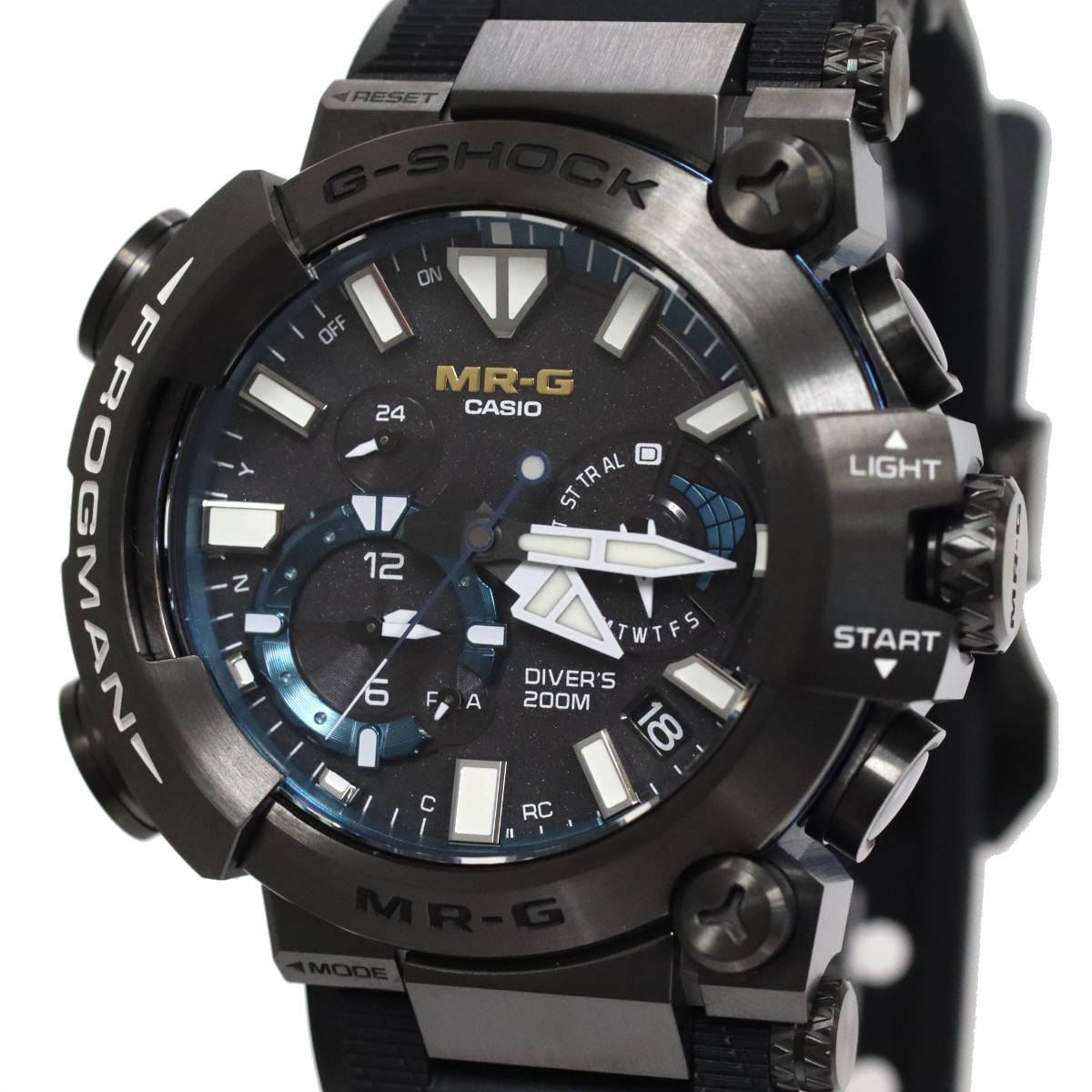 カシオ MR-G FROGMAN(MRG-BF1000R-1AJR)フロッグマン ダイバーズウォッチ 200M防水 チタン