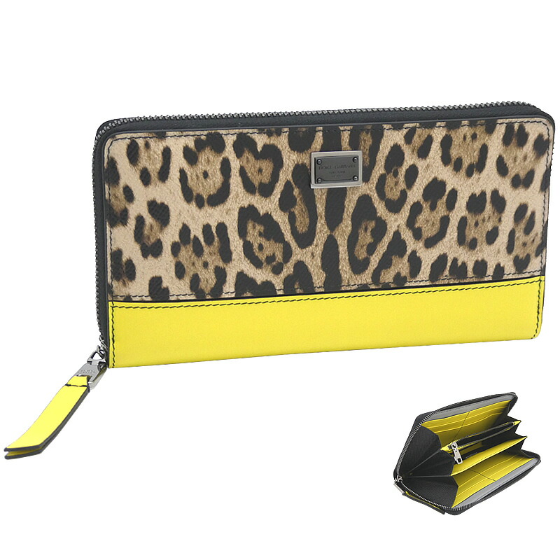 【2025年春夏新作】 ドルチェ＆ガッバーナ DOLCE & GABBANA ドーフィンカーフスキン ジップアラウンド ウォレット BP1672A6N738Z857 ドルガ