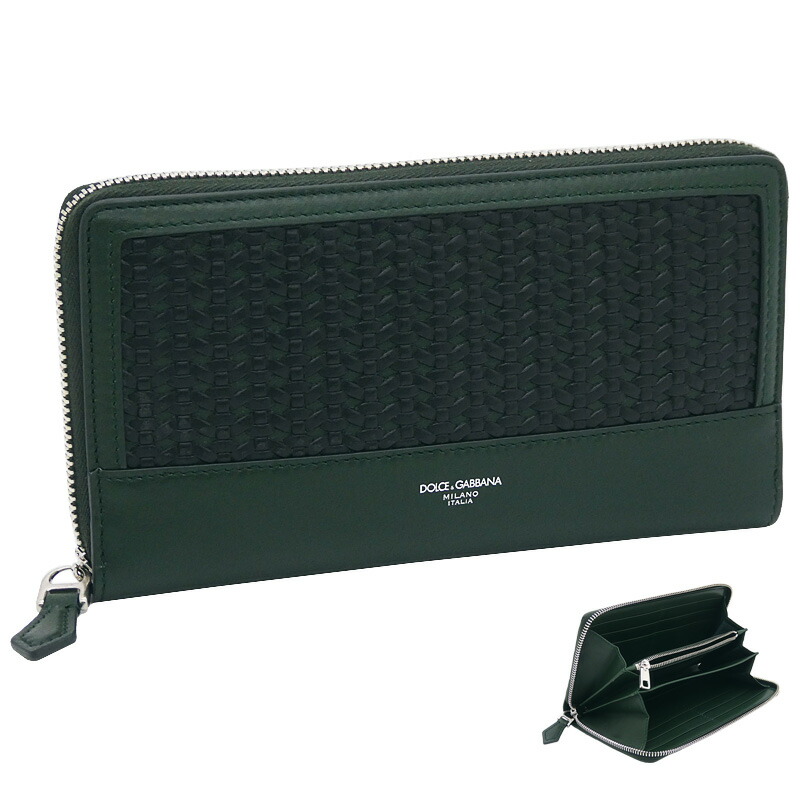 【2025年秋冬新作】 ドルチェ＆ガッバーナ DOLCE & GABBANA プランジェ カーフスキン ウォレット BP1672AN41989868 ドルガバ ラウンドファ