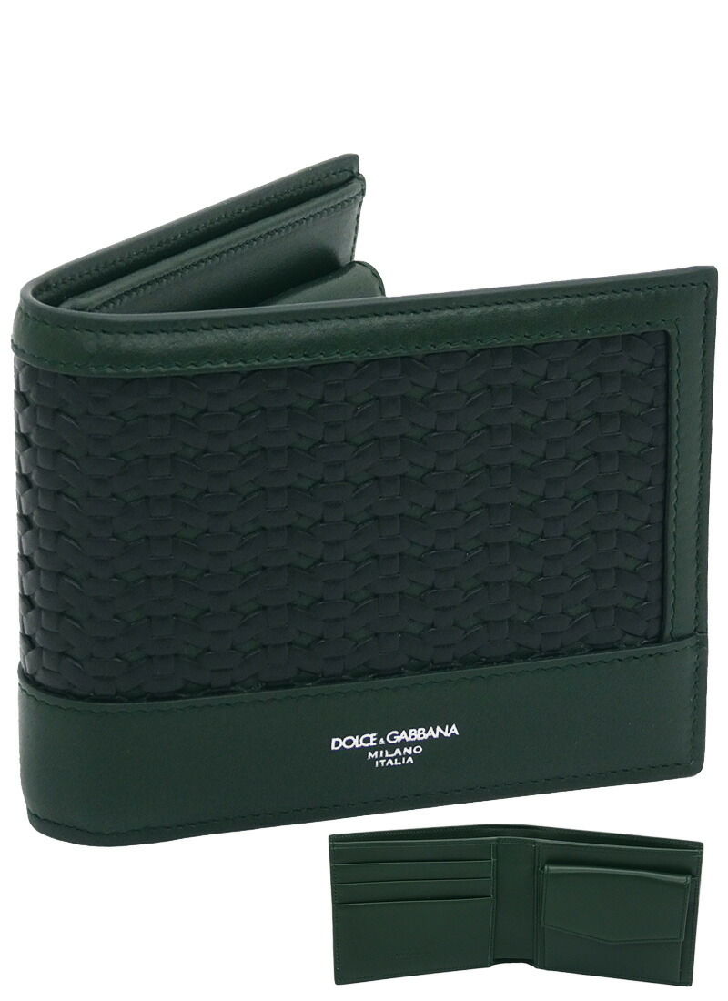 【2025年秋冬新作】 ドルチェ＆ガッバーナ DOLCE & GABBANA プランジェ カーフスキン ウォレット BP3102AN41989868 ドルガバ 二つ折り コン
