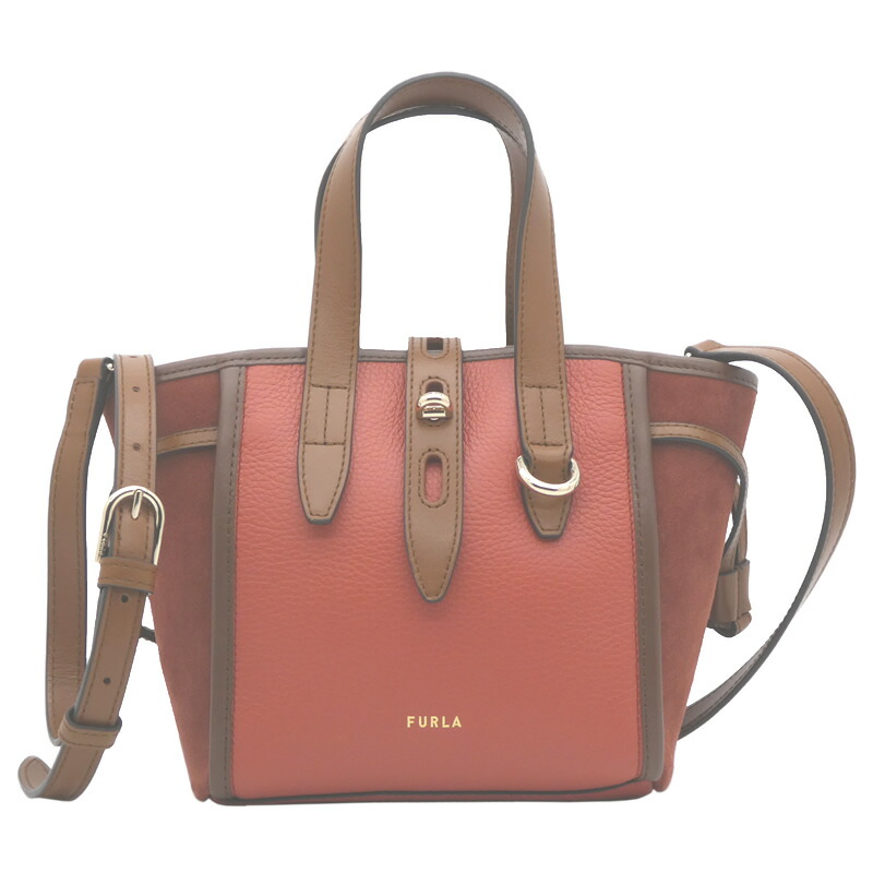 フルラ FURLA NET トート ミニ TONI CANNELLA シナモンブラウン BASRFUA_BX1208_1007_1573S ネット 2WAY ハンドバッグ レディース 【新品