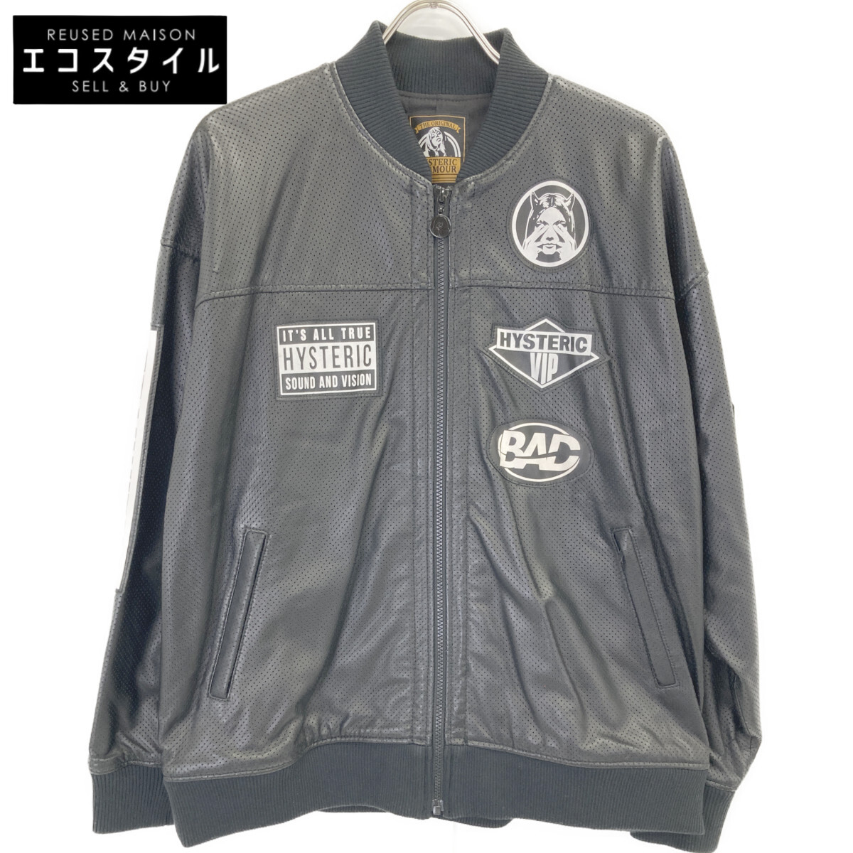 HYSTERIC GLAMOUR ヒステリックグラマー ジャケット Ｆ ブラック メンズ