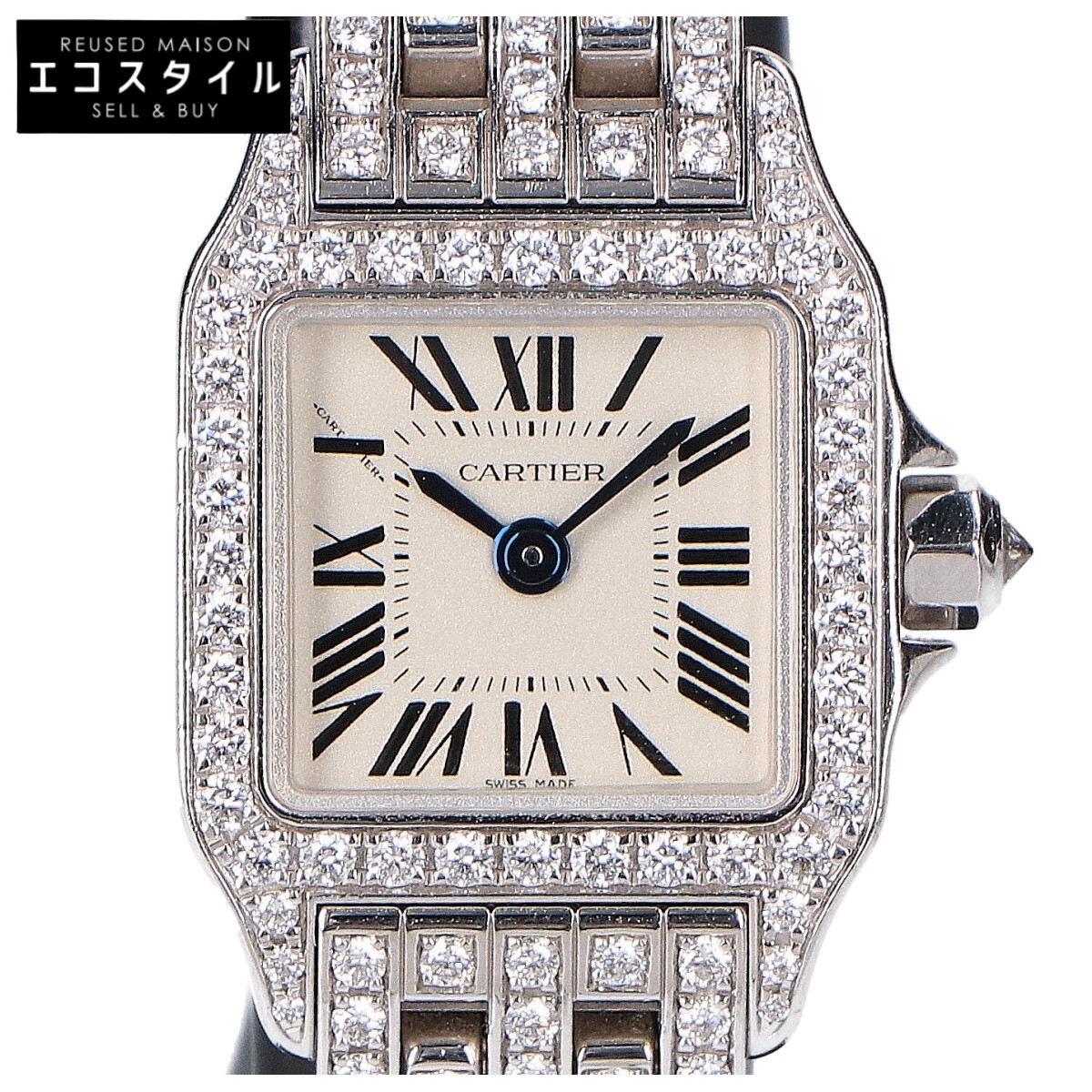 Cartier カルティエ 腕時計 ホワイトゴールド レディース