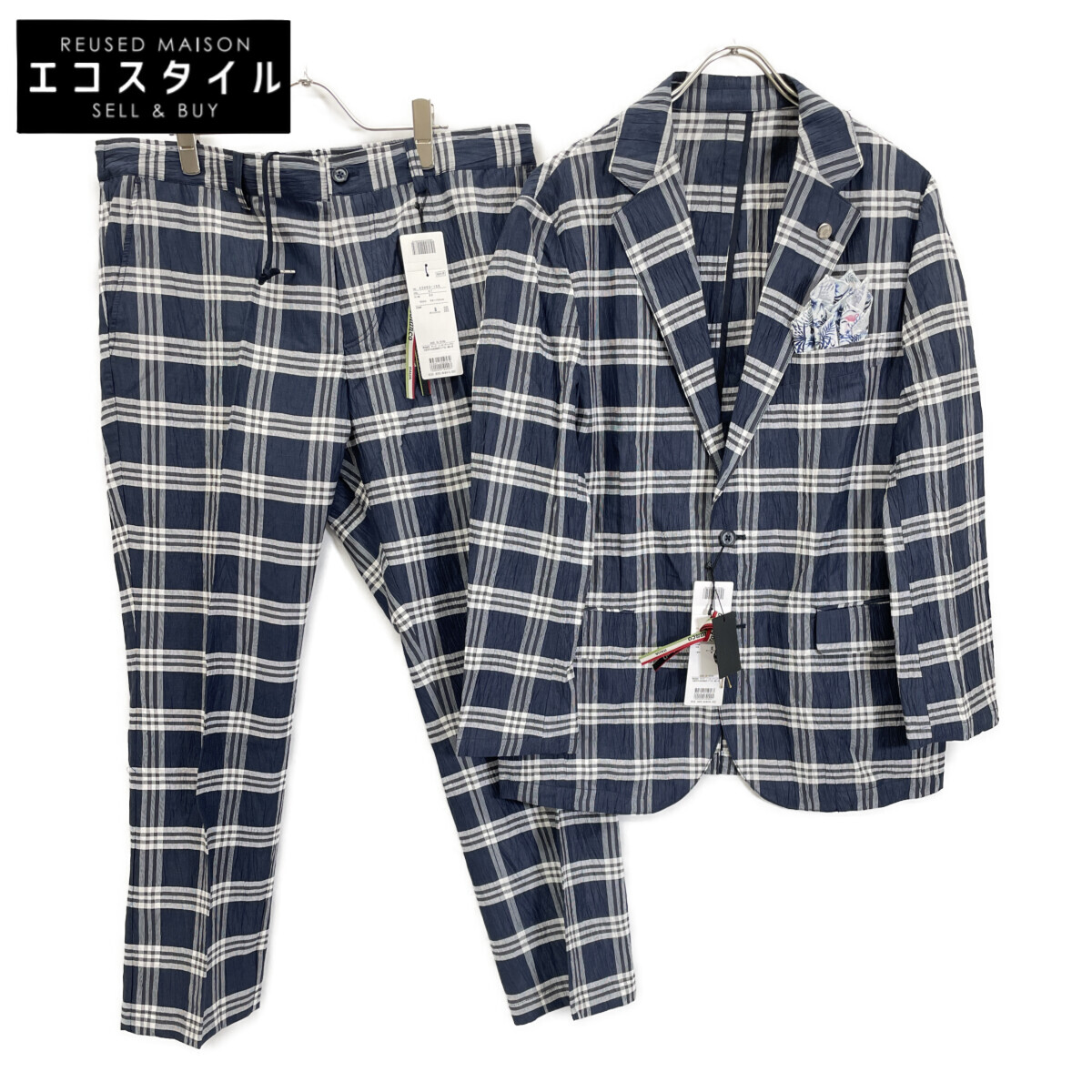 Orobianco オロビアンコ スーツ セットアップ LL ネイビー メンズ