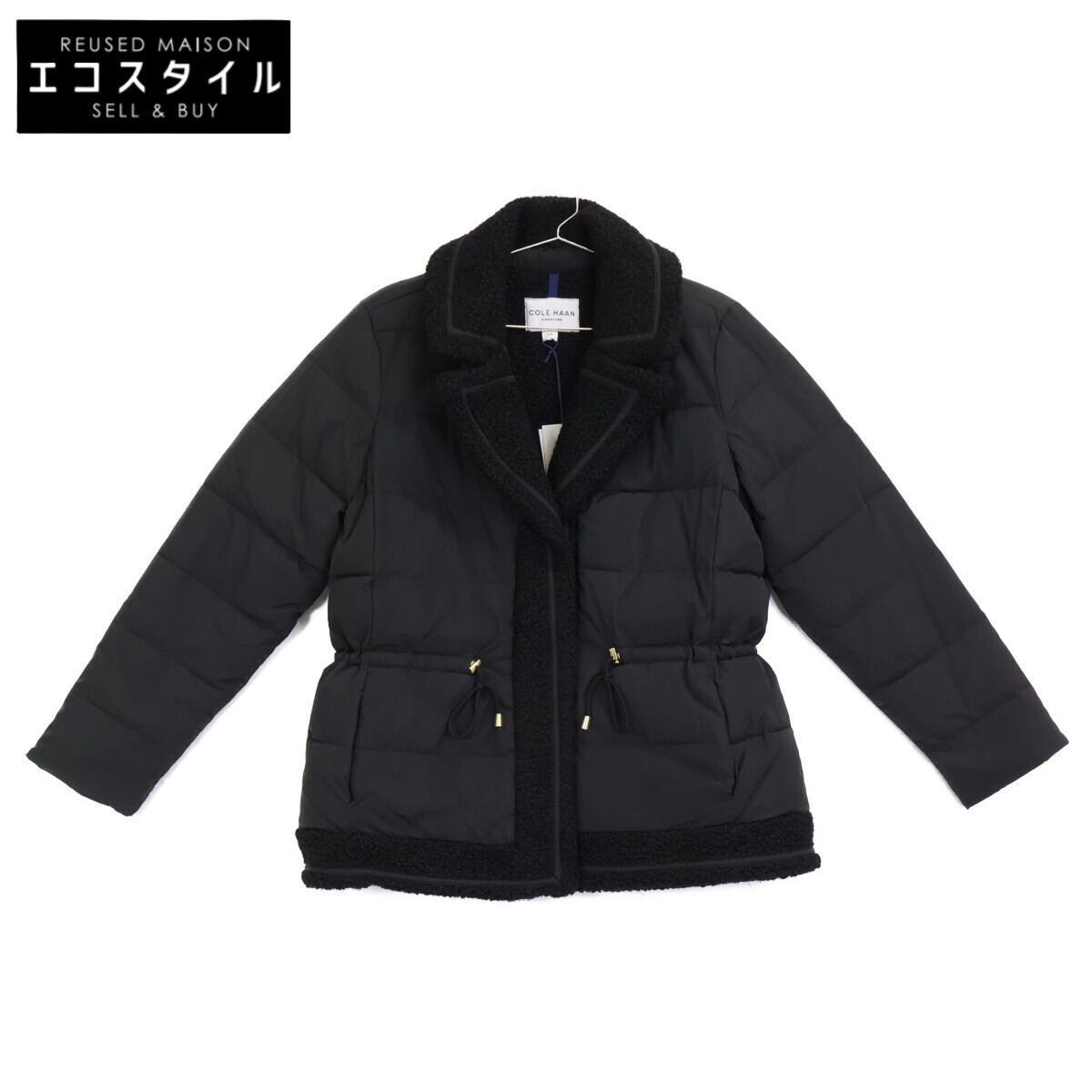 Cole Haan コールハーン ジャケット L ブラック レディース