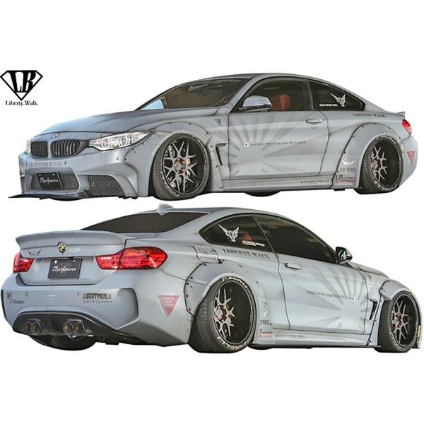 【M's】 F32 F33 BMW 4シリーズ (2013y-) Liberty Walk LB-WORKS コンプリート ワイドボディキット 4点 ／ FRP +CFRP リバティーウォーク