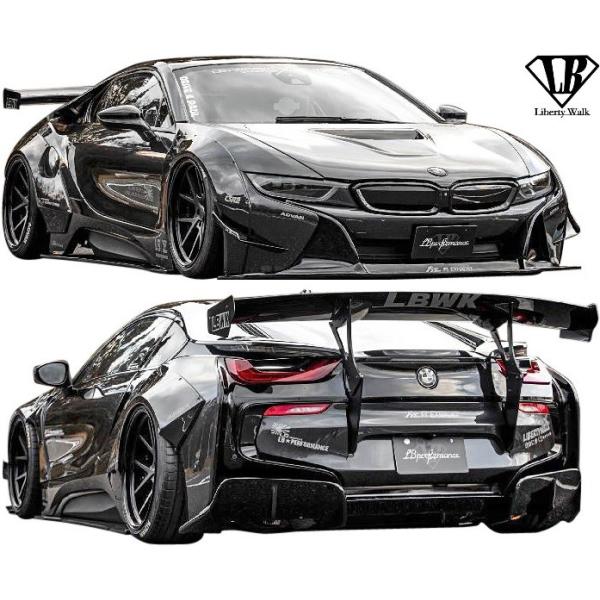 【M's】BMW i8 (2013y-) LB-WORKS コンプリートボディキット Ver.1 (5点SET)／／FRP Liberty Walk × Y's one リバティーウォーク LB エ