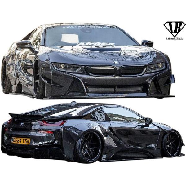 【M's】BMW i8 (2013y-) LB-WORKS コンプリートボディキット Ver.2 (5点SET)／／CARBON+FRP Liberty Walk × Y's one リバティーウォーク