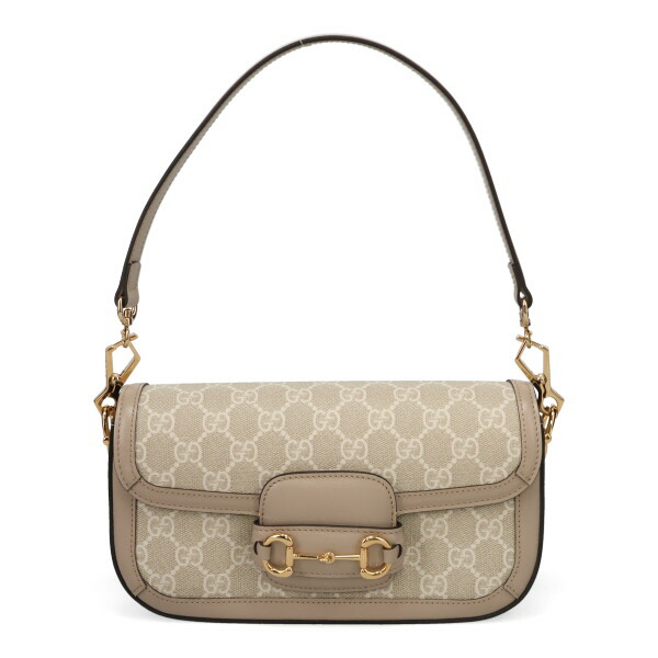 グッチ バッグ レディース GUCCI ホースビット1955 スモールショルダーバッグ 735178 FABLN 9897 ベージュ+ホワイト