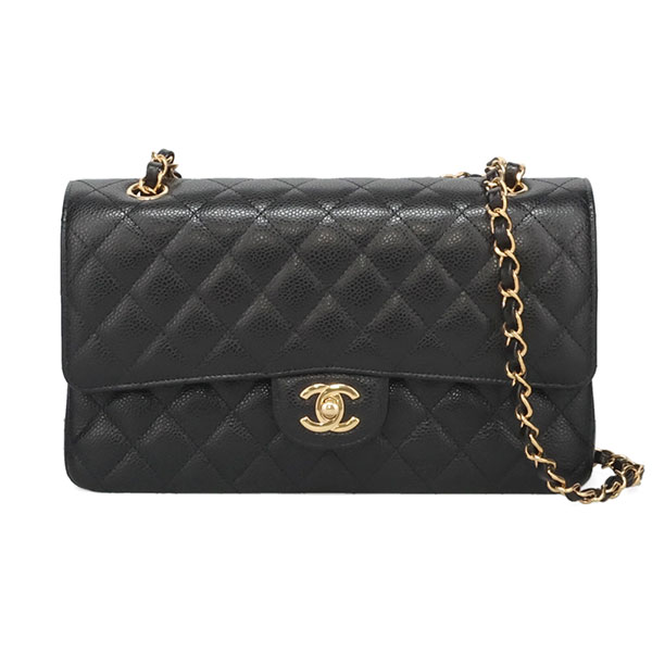 シャネル バッグ レディース CHANEL 11.12 クラシック ハンドバッグ A01112 Y01864 C3906 ブラック ゴールド金具